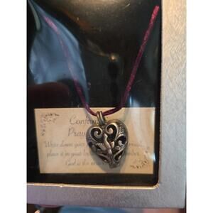 Prayer Locket Necklace Inspirational Gift Jewelry Confirmation Locket